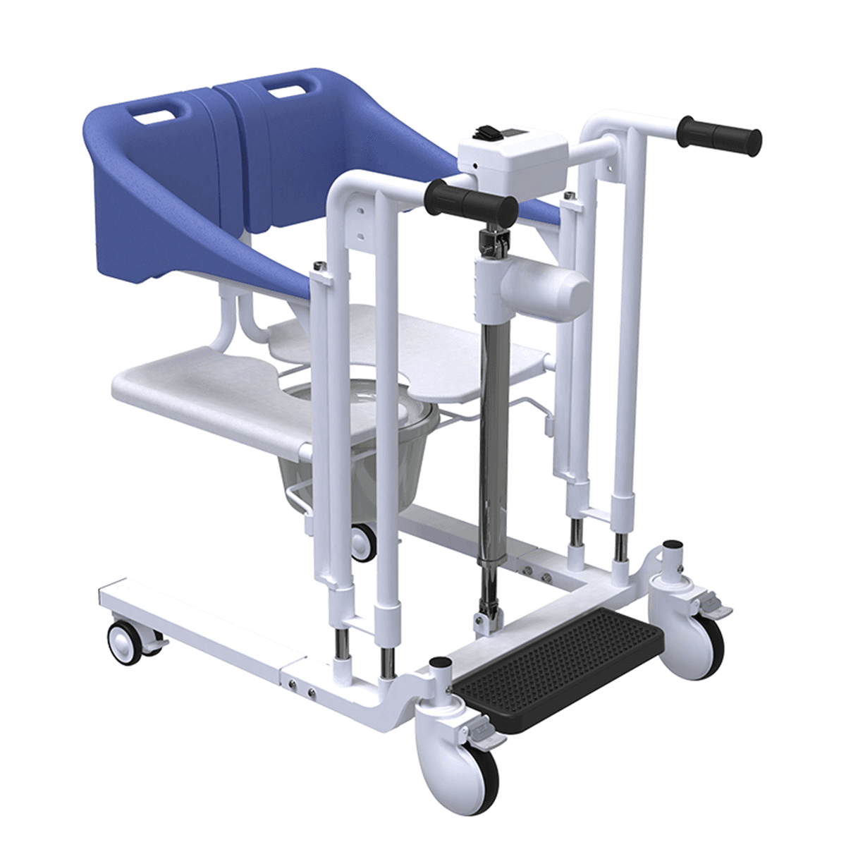 Multipurpose Electric Patient Transfer Lift Chair Shower Chair Push Chair
